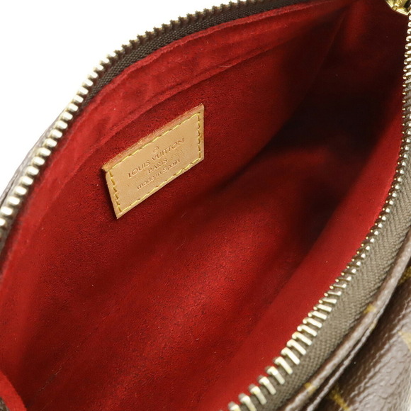 LOUIS VUITTON Brown Monogram Pochette Shoulder Bag - Picture 6 of 9